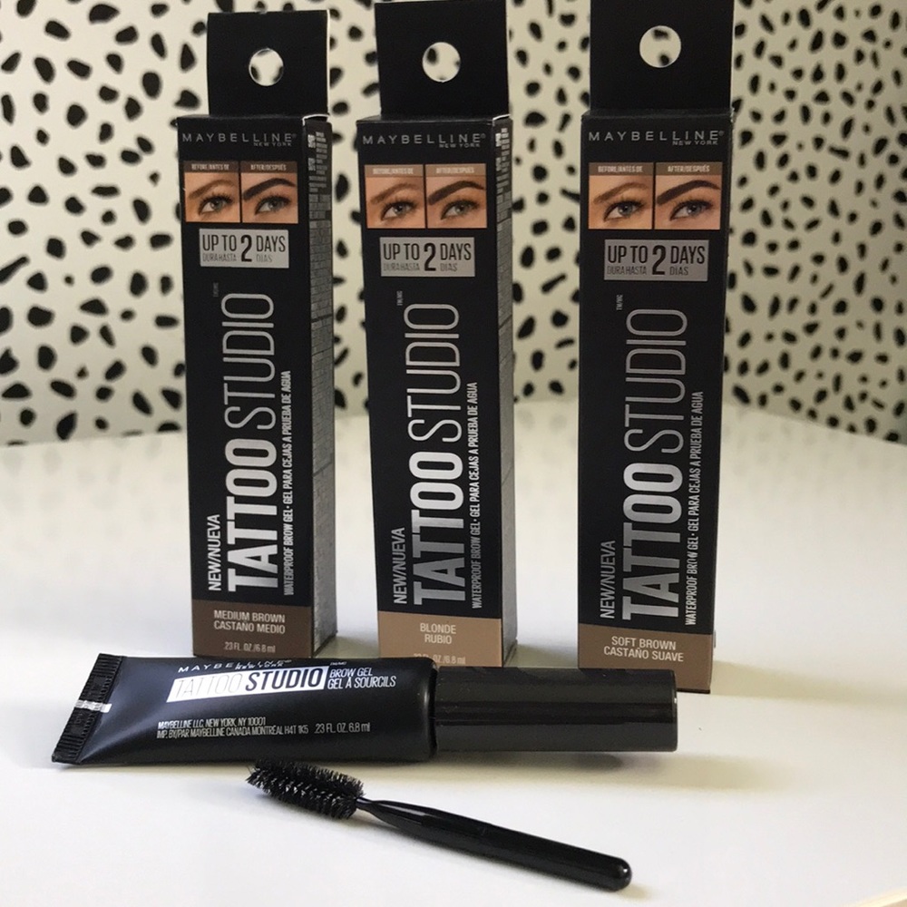 MAYBELLINE TATTOOSTUDIO WATERPROOF EYEBROW GEL